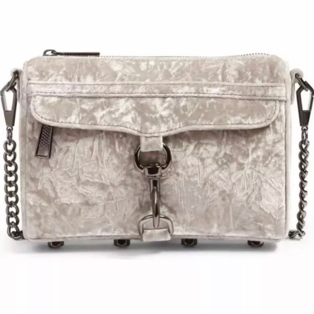 Rebecca Minkoff Purse Cross Body Mini MAC Velvet - Picture 3 of 8